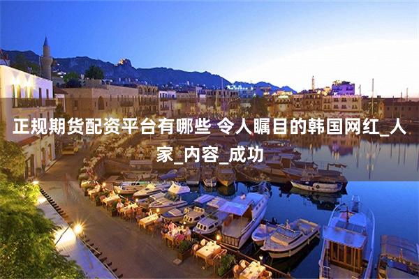 正规期货配资平台有哪些 令人瞩目的韩国网红_人家_内容_成功
