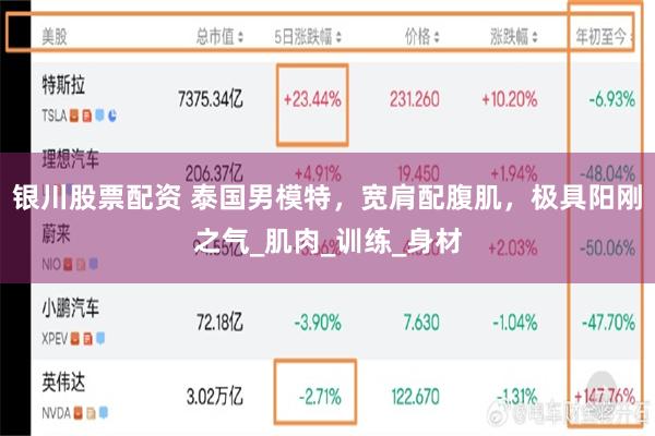银川股票配资 泰国男模特，宽肩配腹肌，极具阳刚之气_肌肉_训练_身材