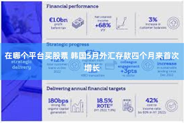 在哪个平台买股票 韩国5月外汇存款四个月来首次增长