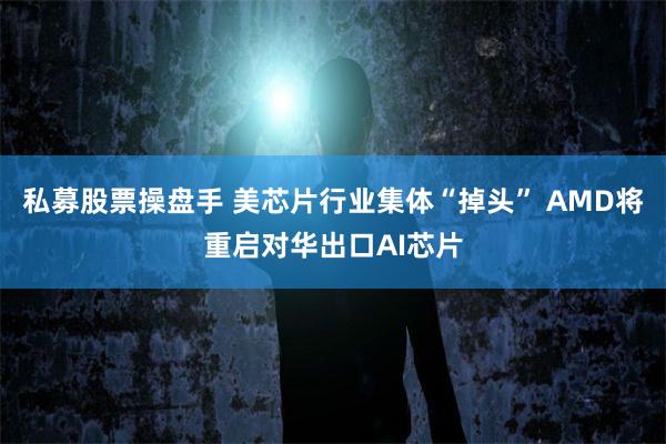 私募股票操盘手 美芯片行业集体“掉头” AMD将重启对华出口AI芯片